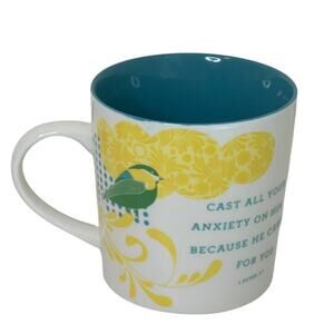 Good Morning This Is God 1 Peter 5:7 Inspirational Oversized Mug Joyce Meyer